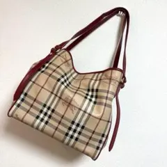Burberry チェック柄 ショルダーバッグ