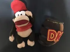 YUJIN 音が鳴るディディコング、DKタル ぬいぐるみセット レトロ品