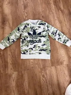【セットアップ】adidas 迷彩柄 トレーナー 100cm