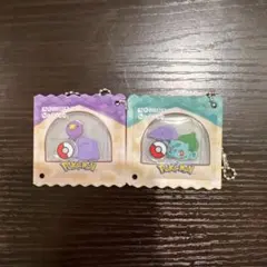 コメダ珈琲　ポケモン　豆菓子風チャーム　フシギダネ　フワンテ