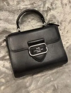 COACH ブラック ショルダーバッグ