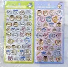 ちいかわ ボンボンドロップシール 第二弾 2種セット みんなニコニコ ポーズ