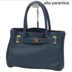 sita parantica ハンドバッグ ネイビーのサムネイル