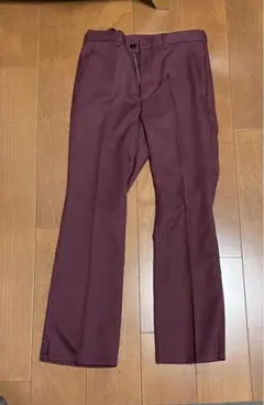 HARE ワインレッド フレアパンツ