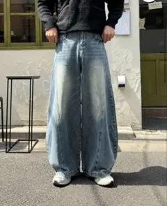 YOLO カジュアルワイドレッグパンツ KA0158