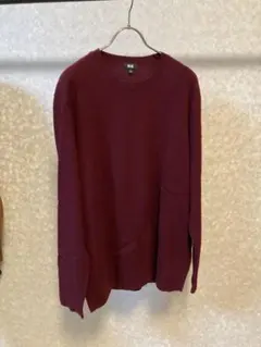 24年製　UNIQLO ユニクロ カシミヤクルーネックセーター ［XLサイズ］