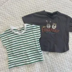 【Petite main 】【manina 】　80cm　Tシャツ　2枚セット