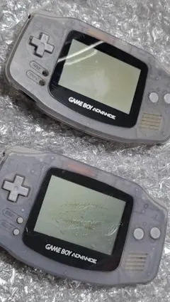ゲームボーイアドバンス 本体 基盤無し 外装・液晶のみ 2台セット