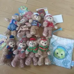 ダッフィー シェリーメイ ぬいぐるみバッジ セットのサムネイル