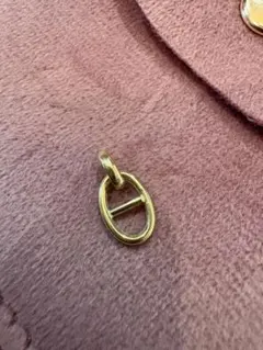 K18YGスカルモチーフペンダントトップ