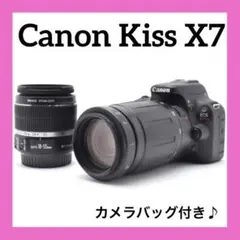 超望遠レンズデビュー✨Canon Kiss X7✨ダブルレンズ✨カメラバッグ 