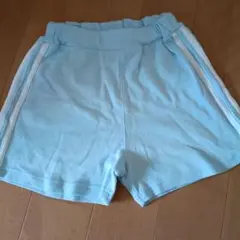 水色 ハーフパンツ 140cm ポケット付き