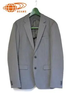 BEAMS テーラードジャケット　シルバーグレー