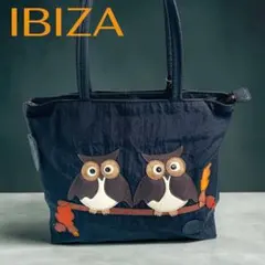 IBIZA イビサフクロウ刺繍トートバッグ