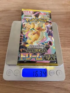【1パック】メガドリーム ポケモンカード 16.34g