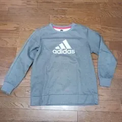 adidas グレー 長袖トレーナー 160