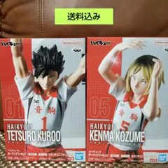 ハイキュー!! 黒尾鉄朗 孤爪研磨 フィギュア セット