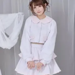 エコファーカラーツイードセットアップ Honey Cinnamon ハニシナ