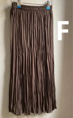 ローリーズファーム　プリーツロングスカート　F