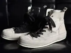 ANN DEMEULEMEESTER/汚れ加工 zipハイカットスニーカーのサムネイル