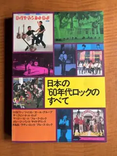 日本の60年代ロックのすべて/黒沢進 1989年出版、貴著な資料