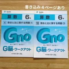 ★新品未使用★グノーブル4年算数　G脳ワークアウトセット 2025年最新】グノーブル ワークアウト 4年の人気アイテム - メルカリ