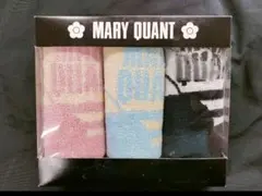 日本製　MARY QUANT　タオルハンカチ 3枚セット　匿名配送のサムネイル