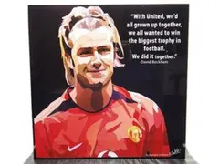 【新品 No 51】 ポップアートパネル デビッド ベッカム サッカー
