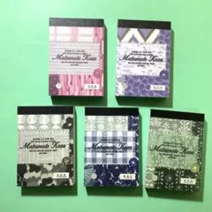 海外　コラージュ素材紙メモ　5冊セット