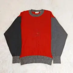 90s アルパカ混 GELLAN EUROPE アニマル刺繍 ニット 日本製