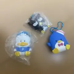 サンリオ　ガチャピン・ペックル・タキシードサム　キーホルダー3個セット