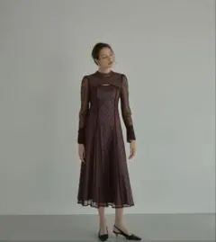 ANDRÉSD /back open geometric dress