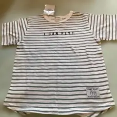 未使用タグ付きslap slip ボーダーTシャツ 120のサムネイル