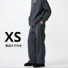 新品 ユニクロ NEEDLES フリースワイドパンツ ブラック XS ニードルズ