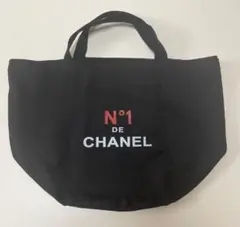 【新品】CHANEL ノベルティ キャンバス トートバッグ 黒 シャネル N°1