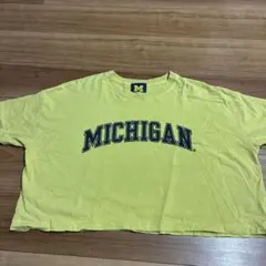 Michigan University 半袖 Tシャツ ライムグリーンのサムネイル