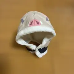 鬼滅の刃　嘴平伊之助　ともぬいお着替えポンチョ〜ぬくぬくお布団〜ぬいぐるみ帽子