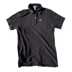 【90s】Japan製 IZOD LACOSTE ワニロゴ ポロシャツ ブラック