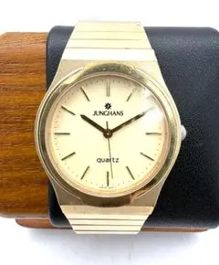 f4183 JUNGHANS ユンハンス 腕時計 ゴールドカラー 動作未確認のサムネイル