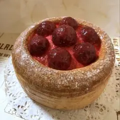手作りスクイーズ チェリーパイ
