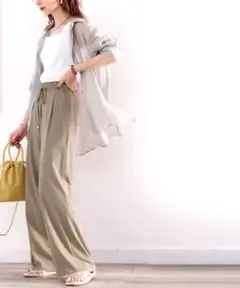 CLASSICAL ELF【M】カットカラーイージーパンツ