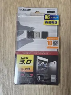 ELECOM USB 3.0 カードリーダー MRJ-C008BKのサムネイル
