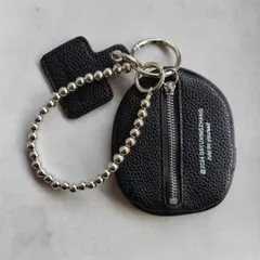 じゃらじゃらキーホルダー バッグチャーム キーチャーム　ポーチ　黒