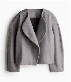 H&M ショールカラー フェルトジャケット