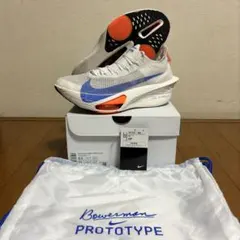 エアズームアルファフライネクスト% 3 FP ブループリント 白青黒橙　27.5