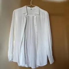 ★UNIQLO★ レーヨンブラウス ホワイト Mサイズ