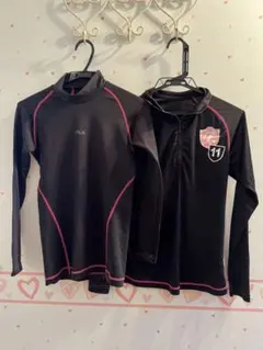 FILA ジップアップ長袖スポーツウェア2点セット