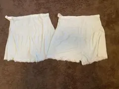 マタニティ ショートパンツ ライトグリーン