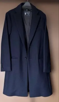 SHIPS Super140s Melton Chestercoat Mサイズ