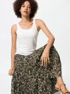 UNIQLO エアリズム　コットンブラタンクトップL ホワイト